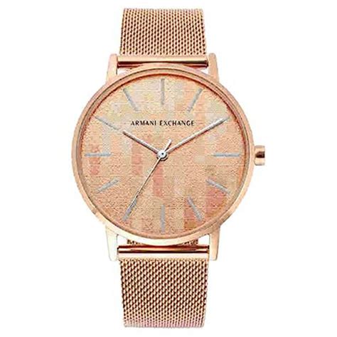 Armani Exchange Analog Rose Gold Dial Women 36mm
