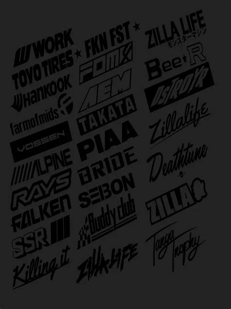 15 Assorted JDM Decals for Car Racing and Drifting India | Ubuy