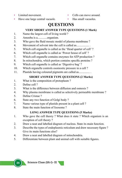 Image result for Class 9th Science Chapter 5 Cell Explanation