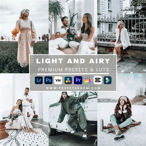 Best Light and Airy lightroom presets - Mobile Presets 2025