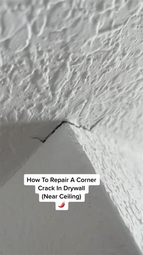 How to repair a corner crack in drywall – Artofit