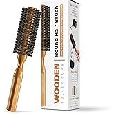 Buy Majestique Golden Series Round Hair Brush – Blow Drying & Styling ...