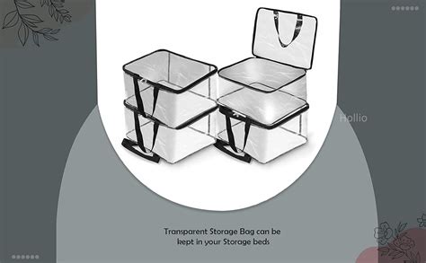 HOLLIO Transparent Pvc Storage Bag for Saree Covers,Clothes, Lehenga ...