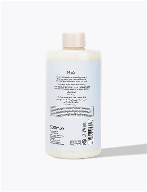 Buy Geranium Soothing Bath Cream 500ml at Marks & Spencer