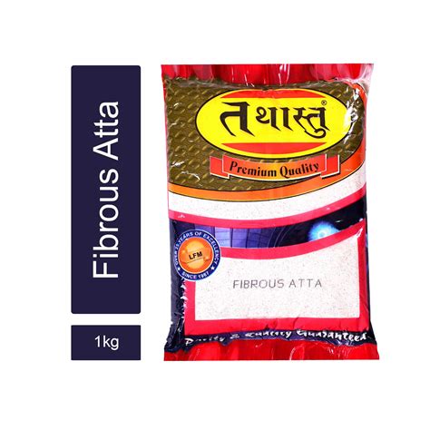 TATHASTU Fiber Atta, Diabetic Friendly Atta (Fibrous) _1kg Digestive ...