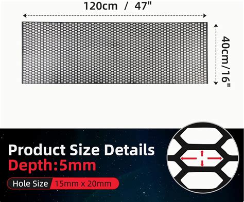AggAuto 47x16 ABS Plastic Universal Car Grill India | Ubuy