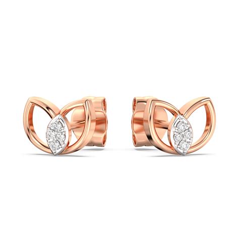 Festive Fervour Kids Diamond and Gold Earring – Carat & Hearts