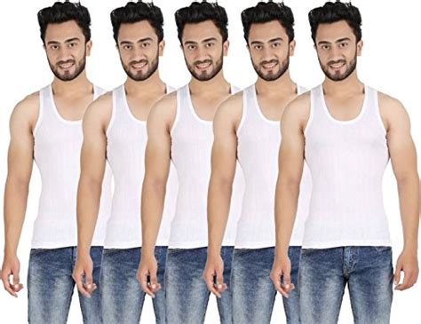 Buy Wyatt Men's Vest (Pack of 5), SPN-B2S (XL) at Amazon.in