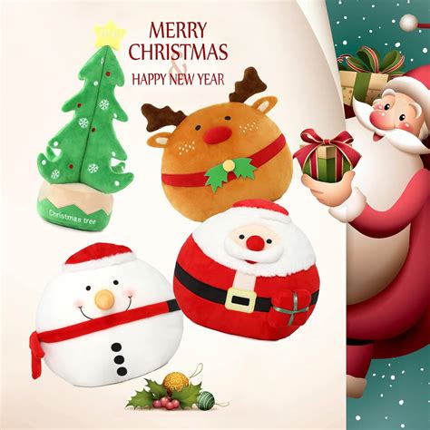 Buy Muiteiur Christmas Stuffed Animal Squishy Stuffed Animal Toy Soft ...
