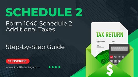 IRS Schedule 2 Form 1040 - Line by Line Instructions for Additional ...