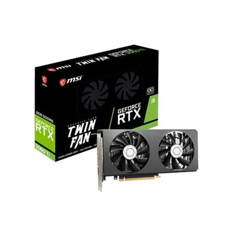 Msi RTX 3060 Ti TWIN FAN OC | 8GB GDDR6 Gaming Graphics Card