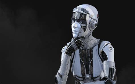 Alien Cyborg Black Background 的图像结果