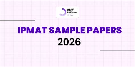 IPMAT Previous Year Question Papers with Solutions, Download PDFs