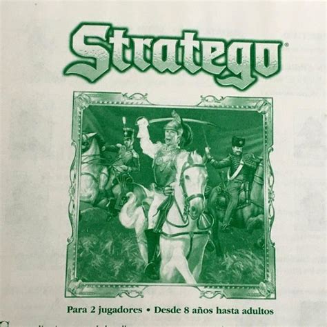 Stratego Game Instructions Spanish Paper Espanol | Ubuy India