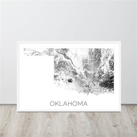 Oklahoma Elevation Map