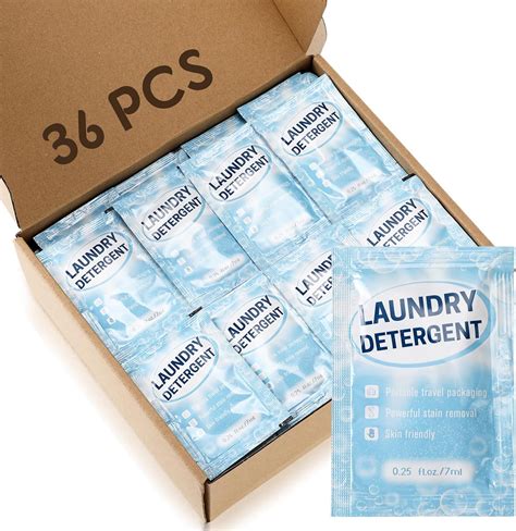 Amazon.com: Leelosp 36 Pcs Individual Travel Laundry Detergent Bulk ...
