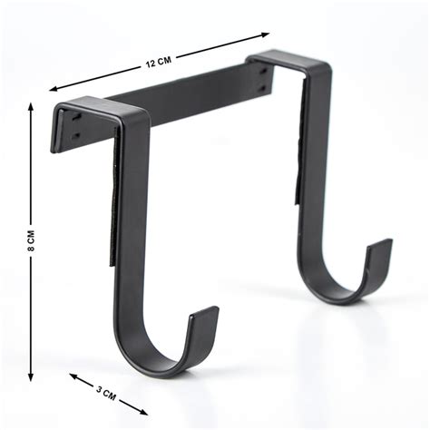 Buy Chef Special Mattle Carbon Steel Over the Door 2 Peg Hook from Home ...