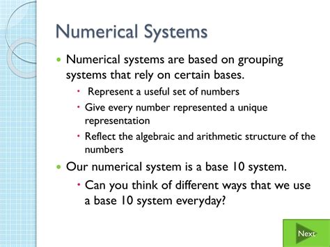 Image result for Numerical Systematics