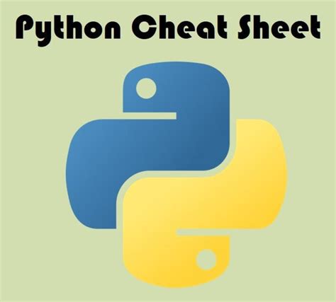 Image result for Python Cheat Sheet vs Code Background