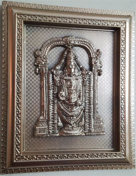 Laps of Luxury - Balaji God Idol Wall Hanging Photo Frame in Shining ...