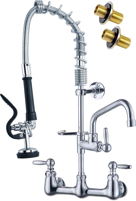 AGAHPAY Commercial Sink Faucet with Sprayer and 8 India | Ubuy