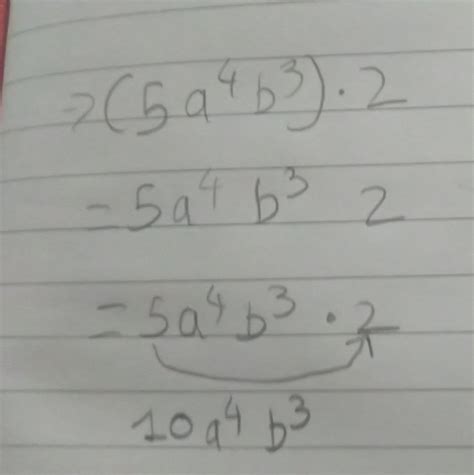 answer this question and show your work please (5a^4b^3)2 - Brainly.in