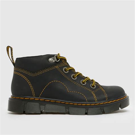 Dr. Martens Black Raffe Church Boys Junior Boots - ShoeFreak