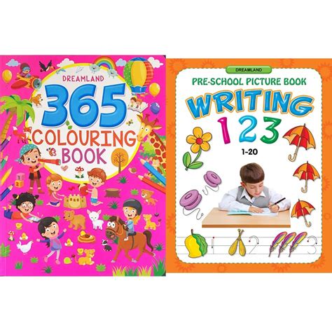 Buy 365 Colouring Book+Writing 123 (1-20) (Pre-School Picture Books ...
