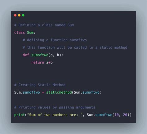 Python Static Method 的图像结果