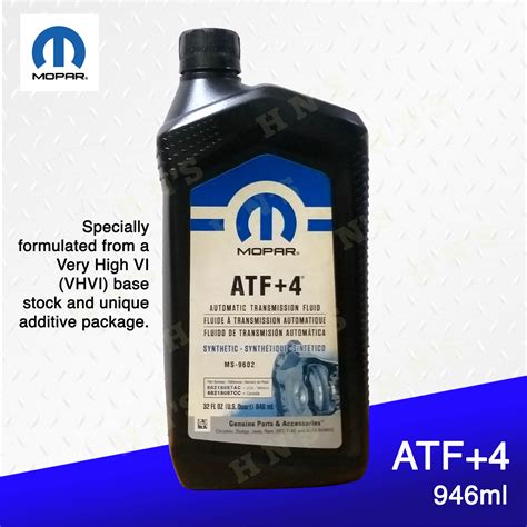 MOPAR ATF+4 Automatic Transmission Fluid (ATF) 1qt | Lazada PH