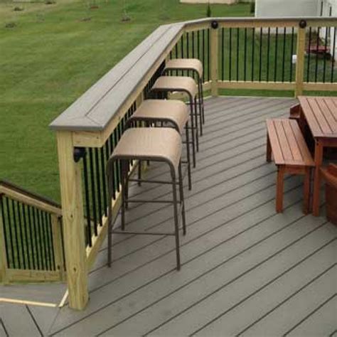 Installing A Rail Bar Top An Easy And Inexpensive Way To Add Deck ...