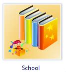 Vector School Clip Art - Edraw