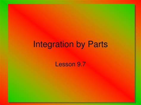 Integration by Parts Tutorial 的图像结果