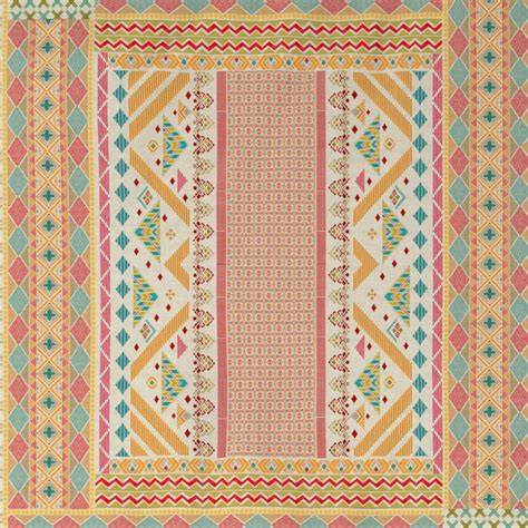 Buy D'DECOR Phulkari Cotton 210TC Ethnic Print 5Pcs Super King Bedsheet ...