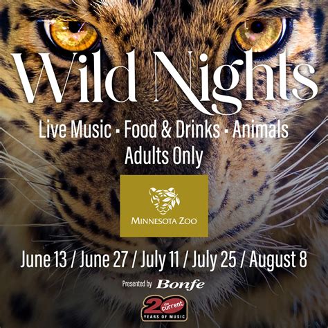 Minnesota Zoo - Wild Nights: Nur-D, Smells Like Nirvana, Lighter Co ...