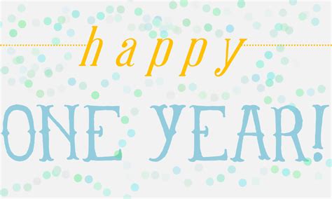Happy 1 Year Blogiversary!! (michelle blogs) | Work anniversary quotes ...