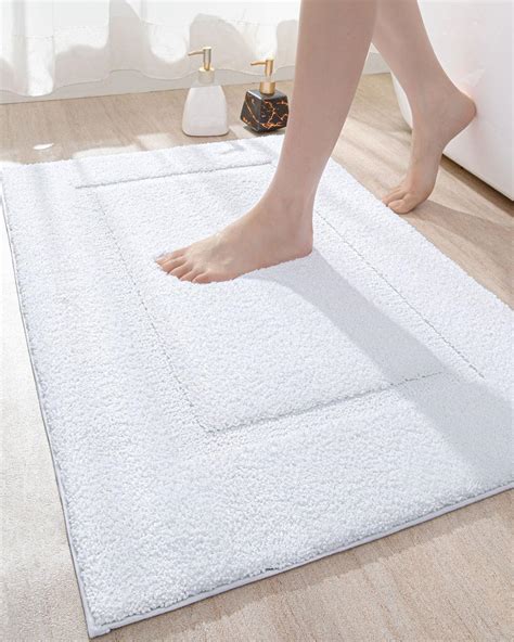 Amazon.com: DEXI Bathroom Rug Mat, Ultra Absorbent Soft Bath Rug ...