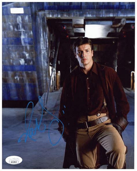 Nathan Fillion Signed 8x10 Photograph Firefly Capt Mal Reynolds Autogr ...