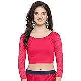 Buy Janasya Women's Cotton Lycra Stretchable Readymade Blouse (BL004 ...