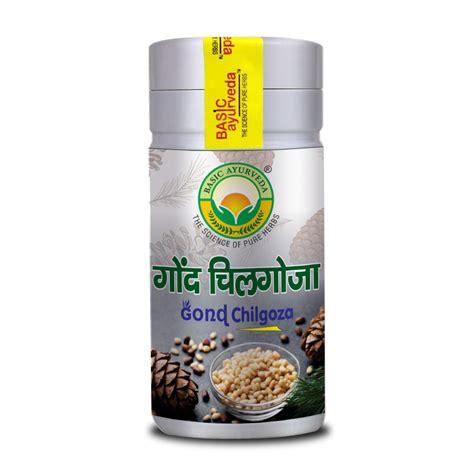 Basic Ayurveda Gond Chilgoza (Pine Nut Gum) | A Raw Herbs, With The Go