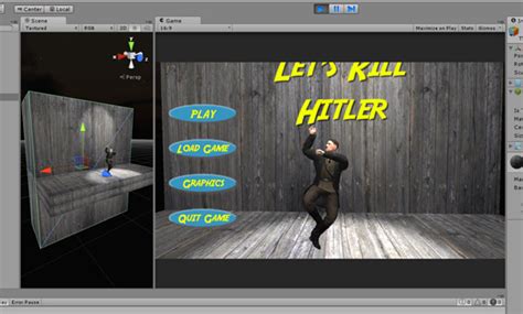 Unity Title Screen Tutorial 的图像结果