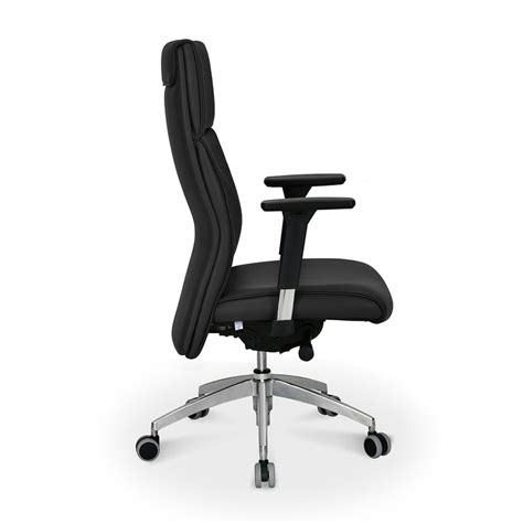 Command High Back Leatherette Office Chair (Black) – Nilkamal Homes
