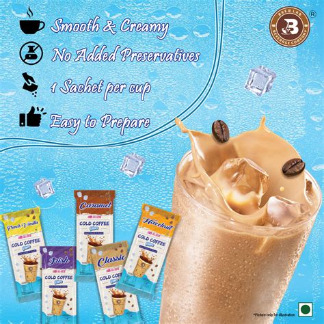Brew Lab All-In-One Cold Coffee Frappe Powder Sachet | Five Different ...
