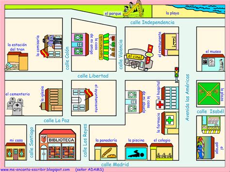 Me encanta escribir en español: Caminando por la ciudad (las ...