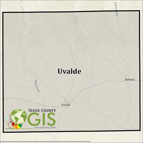 Uvalde County GIS Shapefile and Property Data - Texas County GIS Data