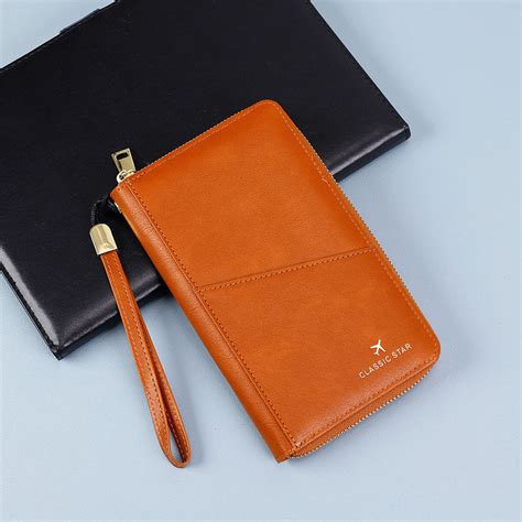 RFID Barrier Passport Holder Genuine Leather Wallet – New evolution