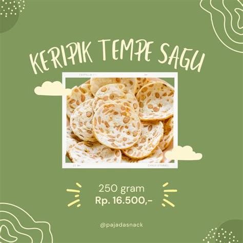 Jual keripik tempe 1 kg / keripik tempe sagu / keripik tempe renyah ...