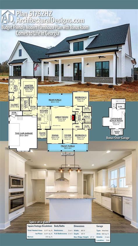 Popular Concept 12+ One Story Farmhouse Floor Plans