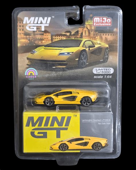 Mini GT Lamborghini Countach LPI 800-4 - New Giallio Orion - Mijo ...