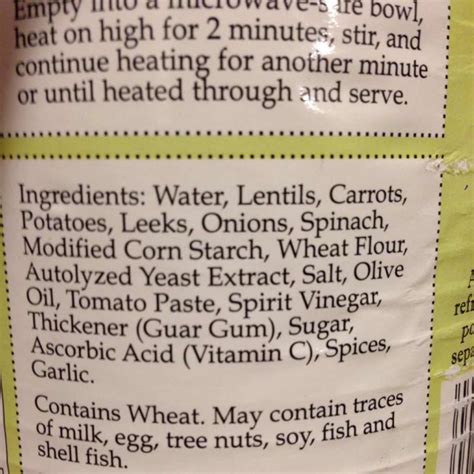 Lentils Soup Nutrition Facts at Thomas More blog